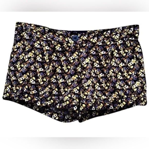 Floral Shorts By Miley Cyrus Max Azria, Handy side pockets, 7, Lknew - Picture 2 of 5